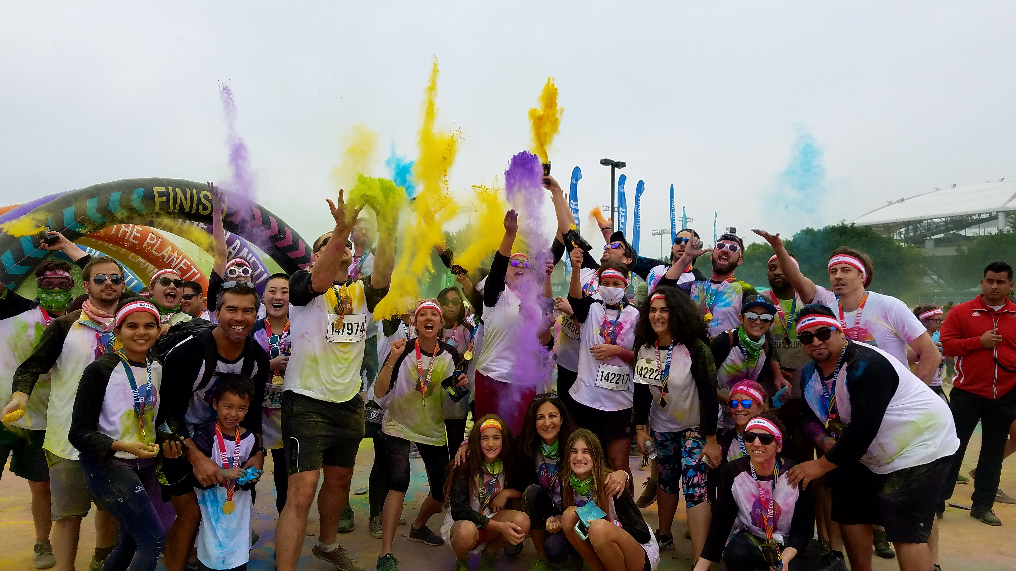 Blur at the Color Run